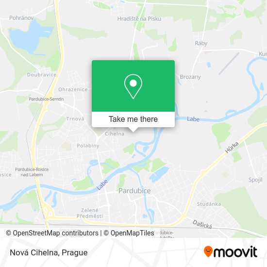 Карта Nová Cihelna