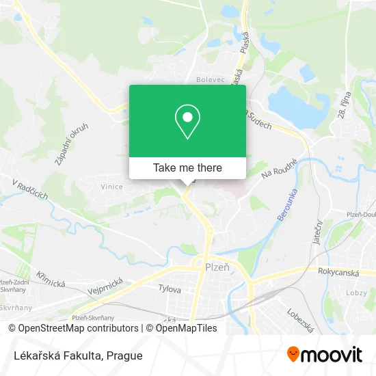 Карта Lékařská Fakulta