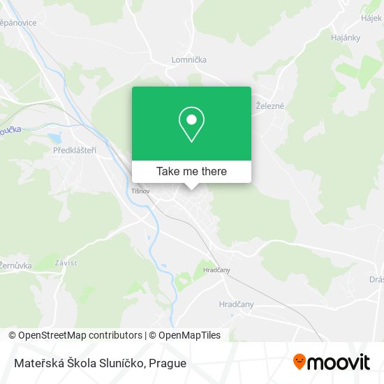 Mateřská Škola Sluníčko map
