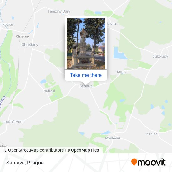 Карта Šaplava