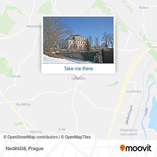 Neděliště map