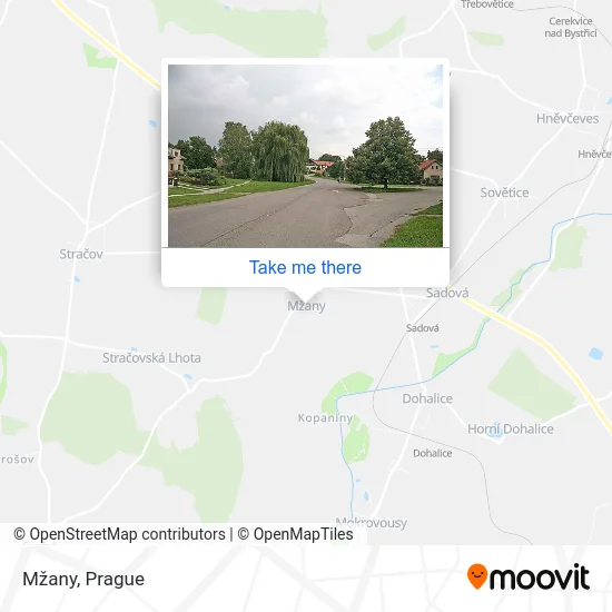 Карта Mžany