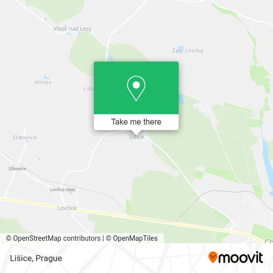 Карта Lišice