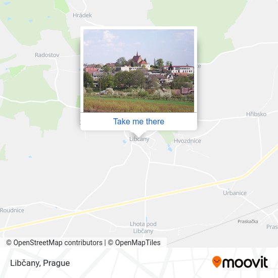 Карта Libčany