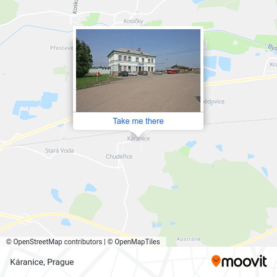 Карта Káranice