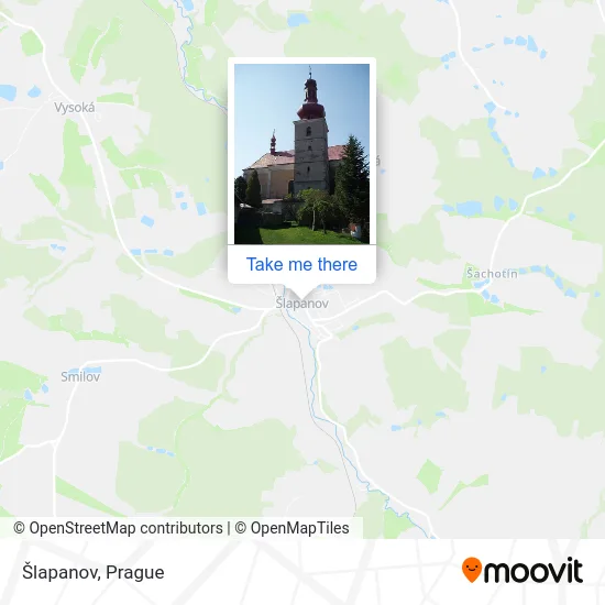 Карта Šlapanov