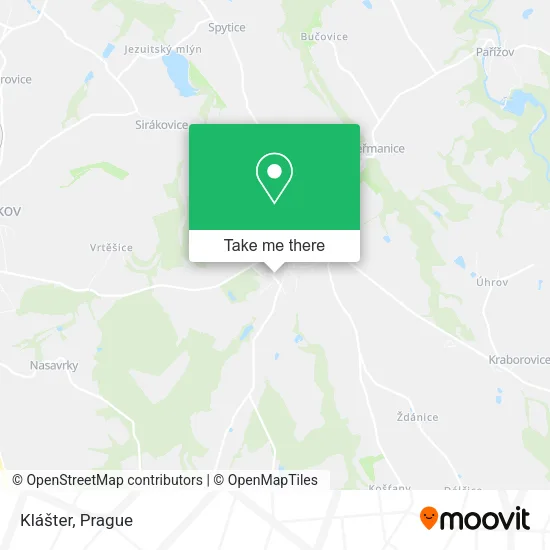 Карта Klášter