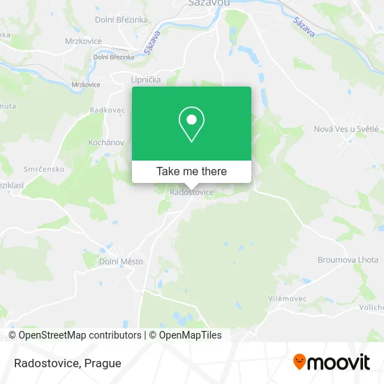 Карта Radostovice