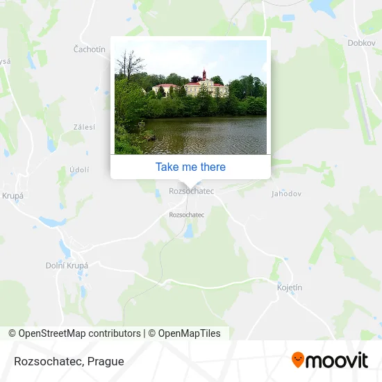 Карта Rozsochatec