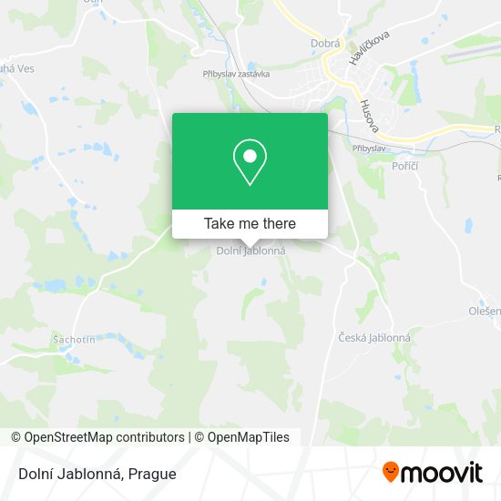 Dolní Jablonná map
