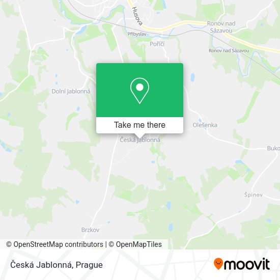 Česká Jablonná map