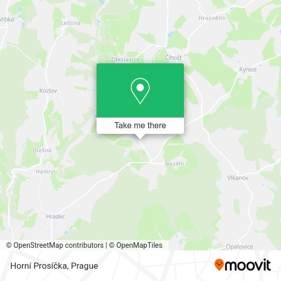 Horní Prosíčka map