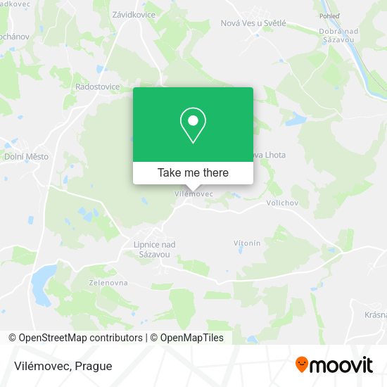Карта Vilémovec