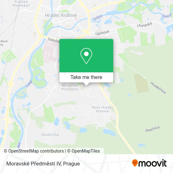 Moravské Předměstí IV map