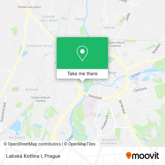 Labská Kotlina I map
