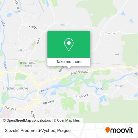 Slezské Předměstí-Východ map