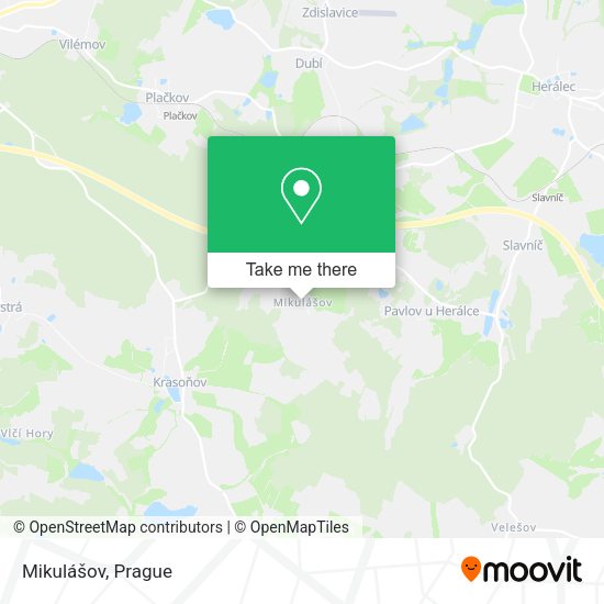Карта Mikulášov