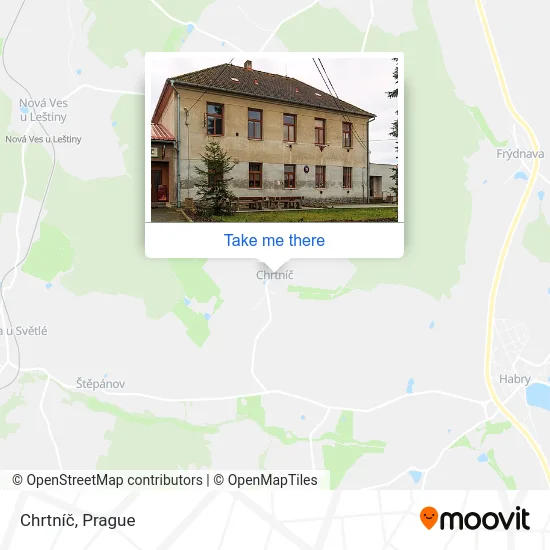 Карта Chrtníč