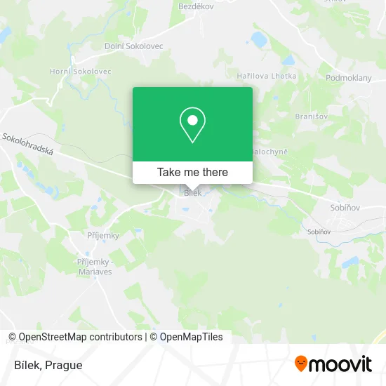 Карта Bílek