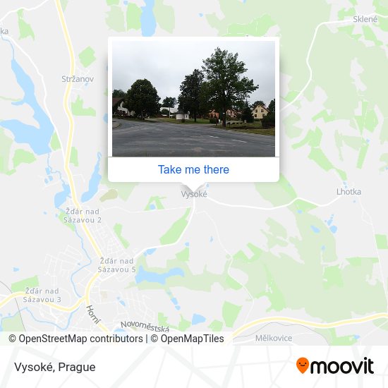 Карта Vysoké