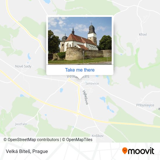 Velká Bíteš map