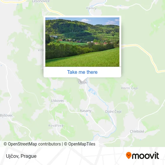 Карта Ujčov