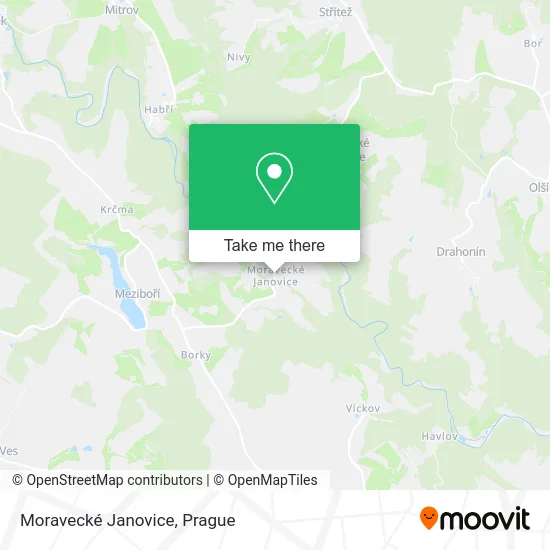 Карта Moravecké Janovice