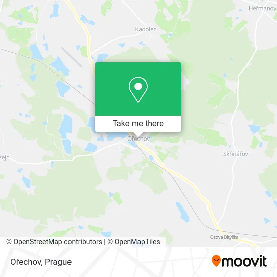Карта Ořechov