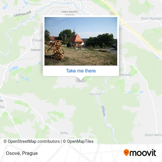 Карта Osové