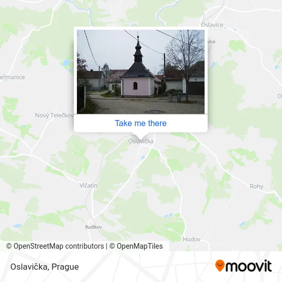 Карта Oslavička