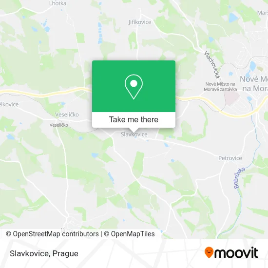 Карта Slavkovice