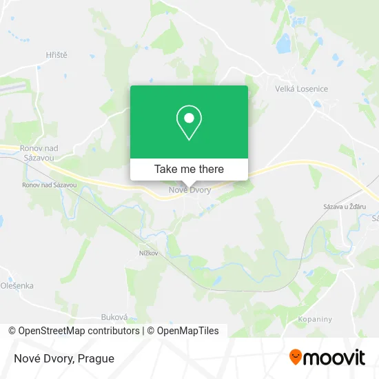 Карта Nové Dvory