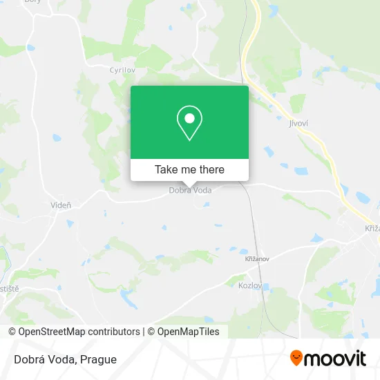 Карта Dobrá Voda