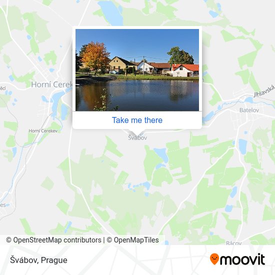 Карта Švábov
