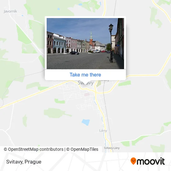 Карта Svitavy