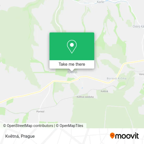 Květná map