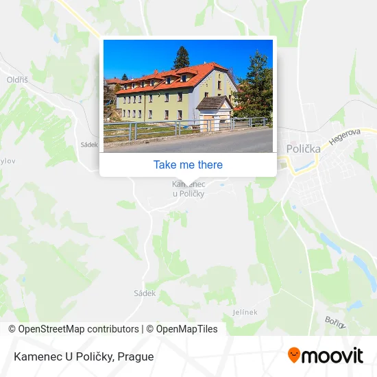 Карта Kamenec U Poličky