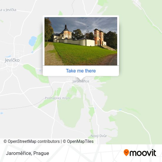 Jaroměřice map