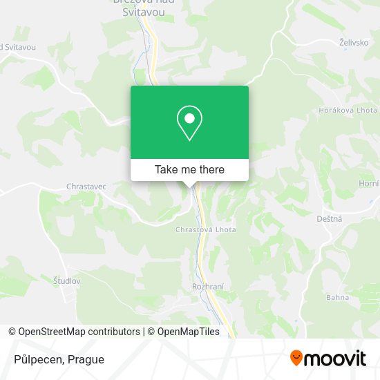 Карта Půlpecen
