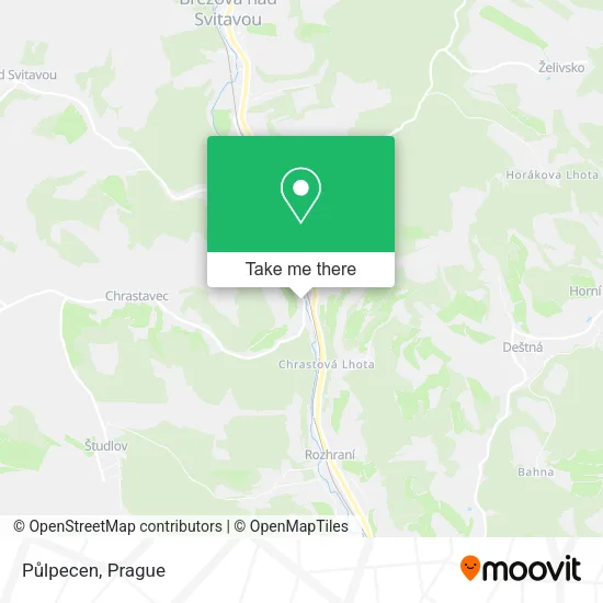 Карта Půlpecen
