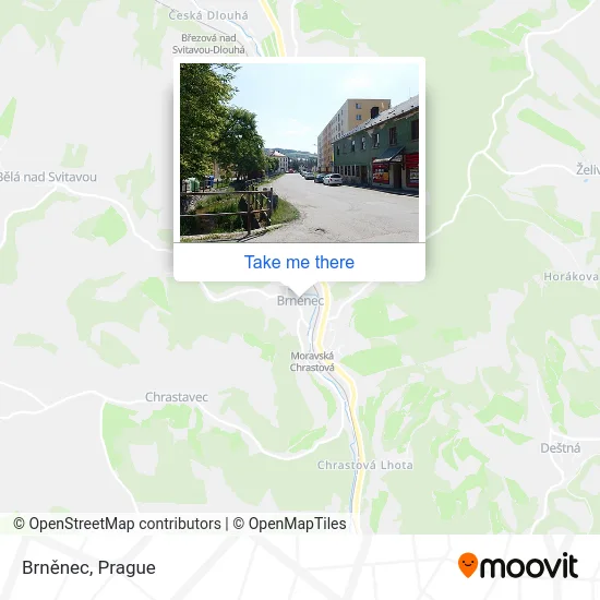 Карта Brněnec