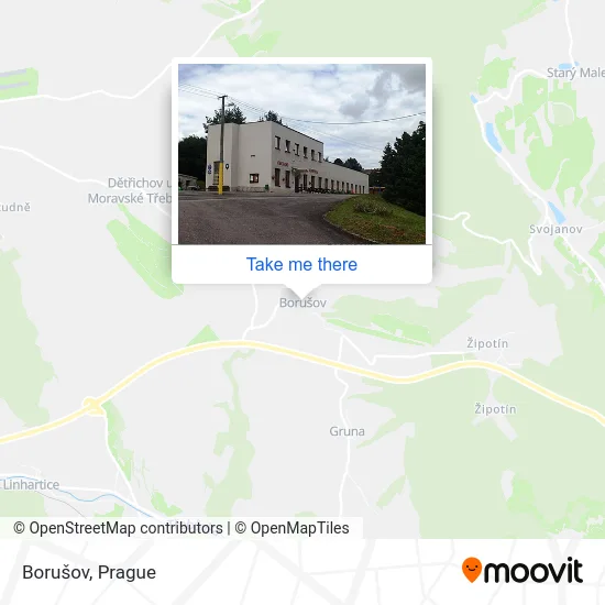 Карта Borušov