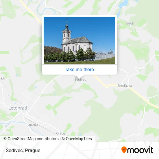 Карта Šedivec