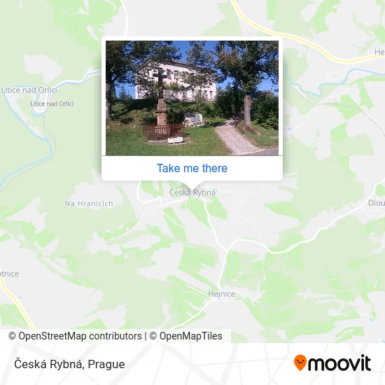 Карта Česká Rybná