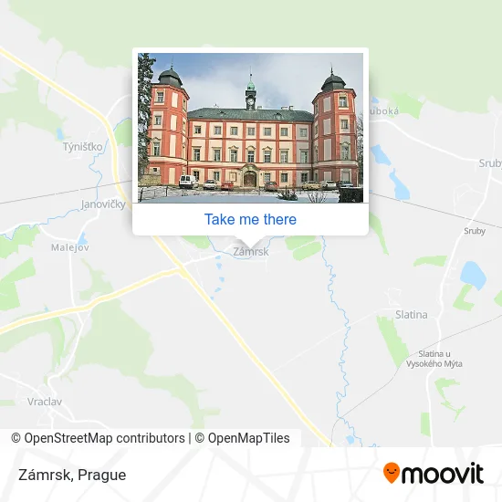 Карта Zámrsk