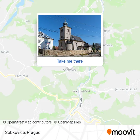 Карта Sobkovice