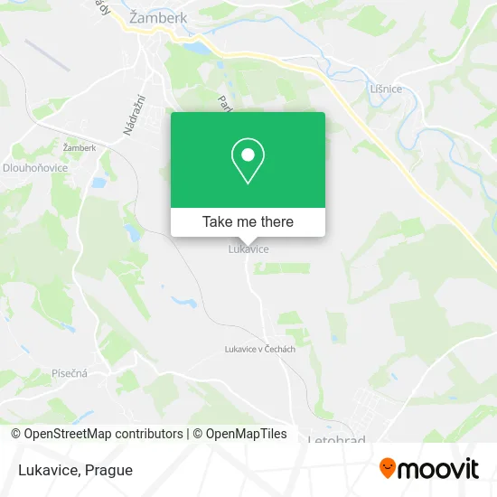Карта Lukavice