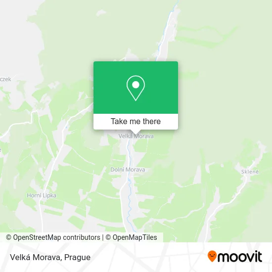 Карта Velká Morava