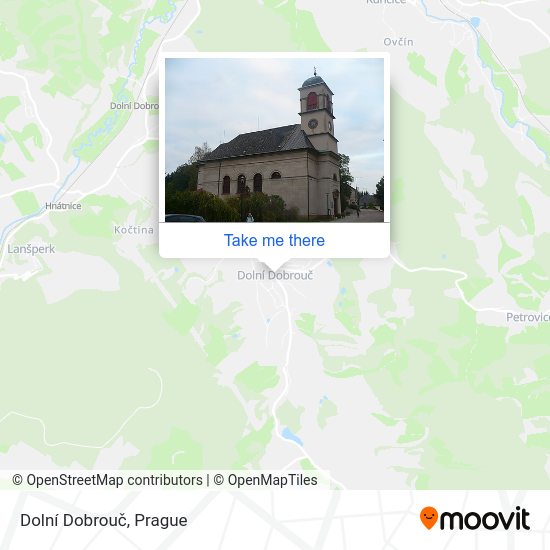 Dolní Dobrouč map