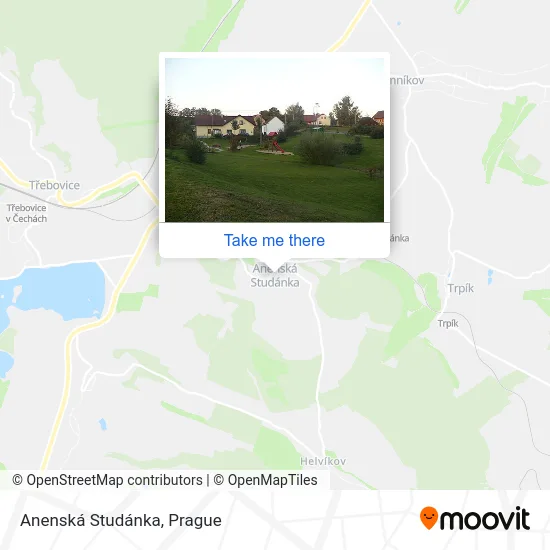 Карта Anenská Studánka